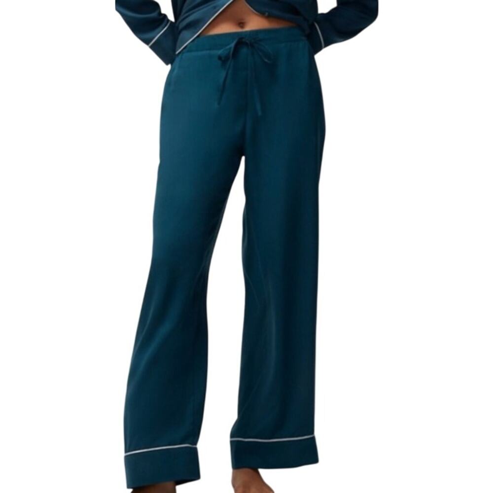 Soma Dark Harbour Woven Lounge Pants Womens Medium